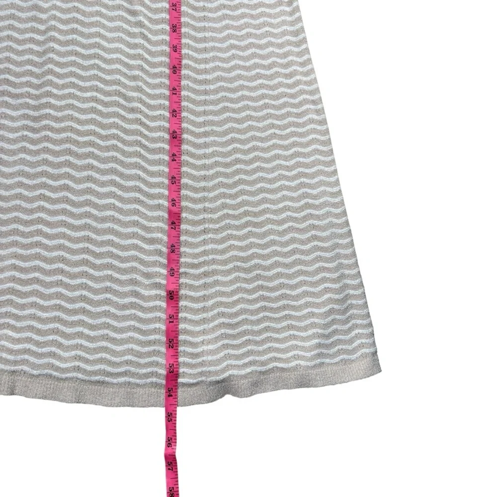 Barefoot Dreams CozyChic Ultra Lite Pointelle Tank Dress Stone Pearl Small NWT